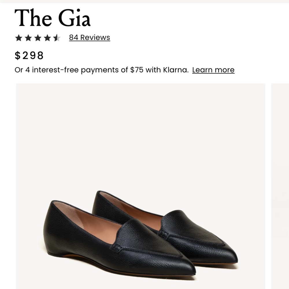 M.Gemi black Gia flat
